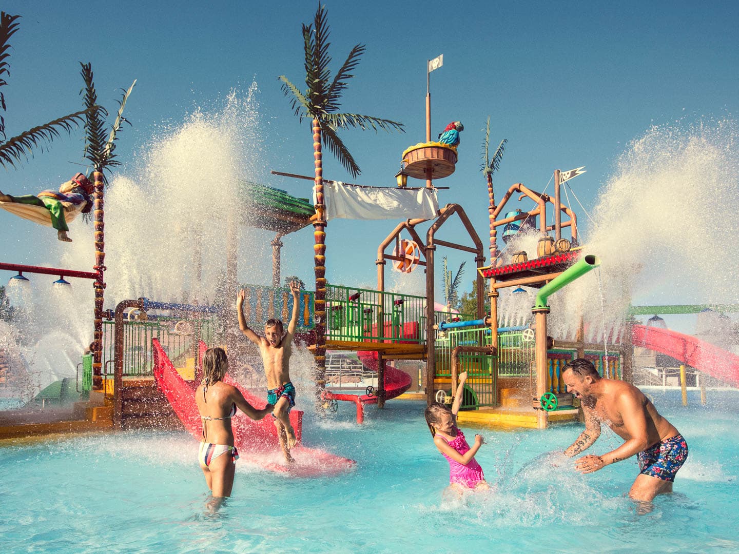 Sommarveckor på campingen First Camp Skara Sommarland