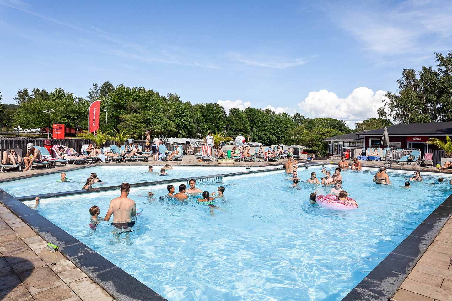 Barnklubb på campingen i Mölle
