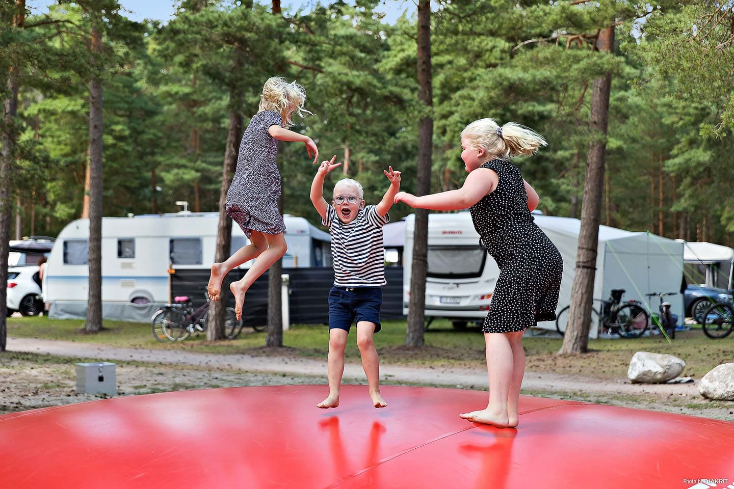 Barnklubb på campingen i åhus
