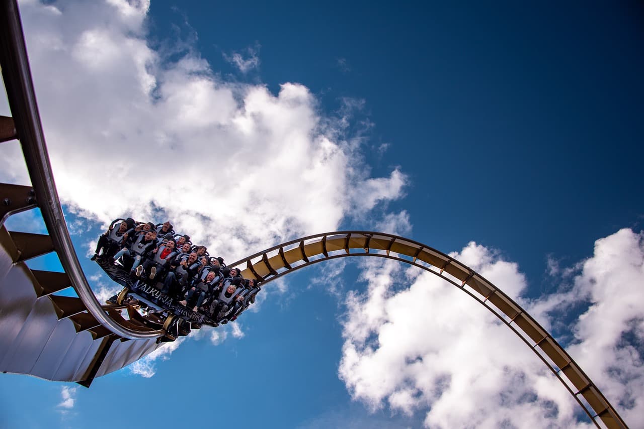 Attraktion på Liseberg i Göteborg